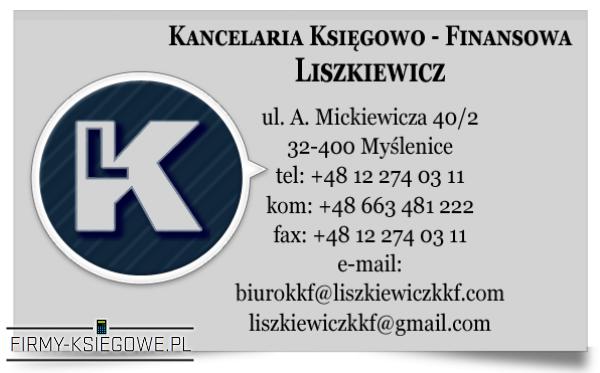 Dane teleadresowe Kancelaria Liszkiewicz