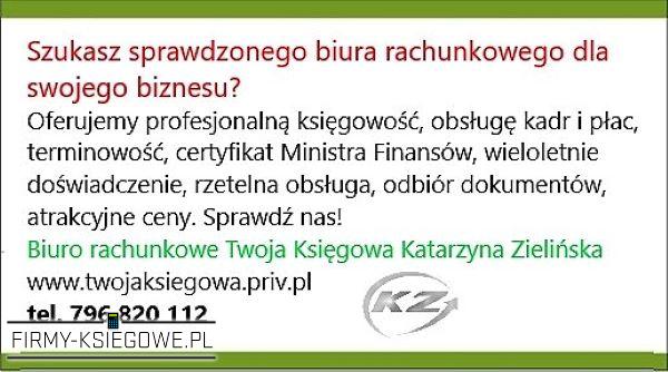 Biuro rachunkowe Twoja Księgowa Katarzyna Zielińska